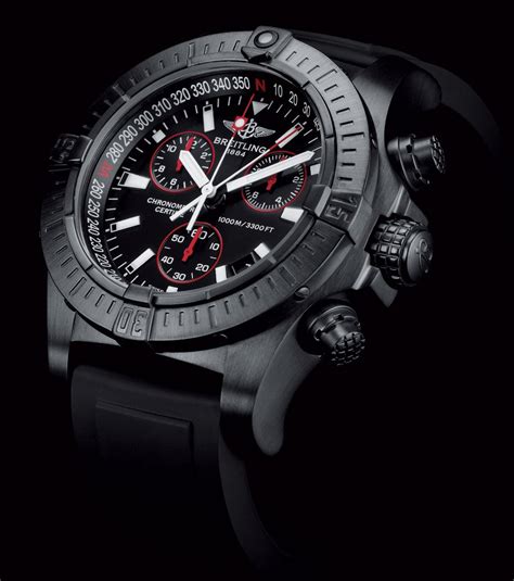 breitling super avenger blacksteel limited edition replica|Review .